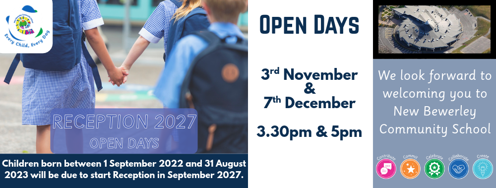 Reception 2027 Open Day Reception open day